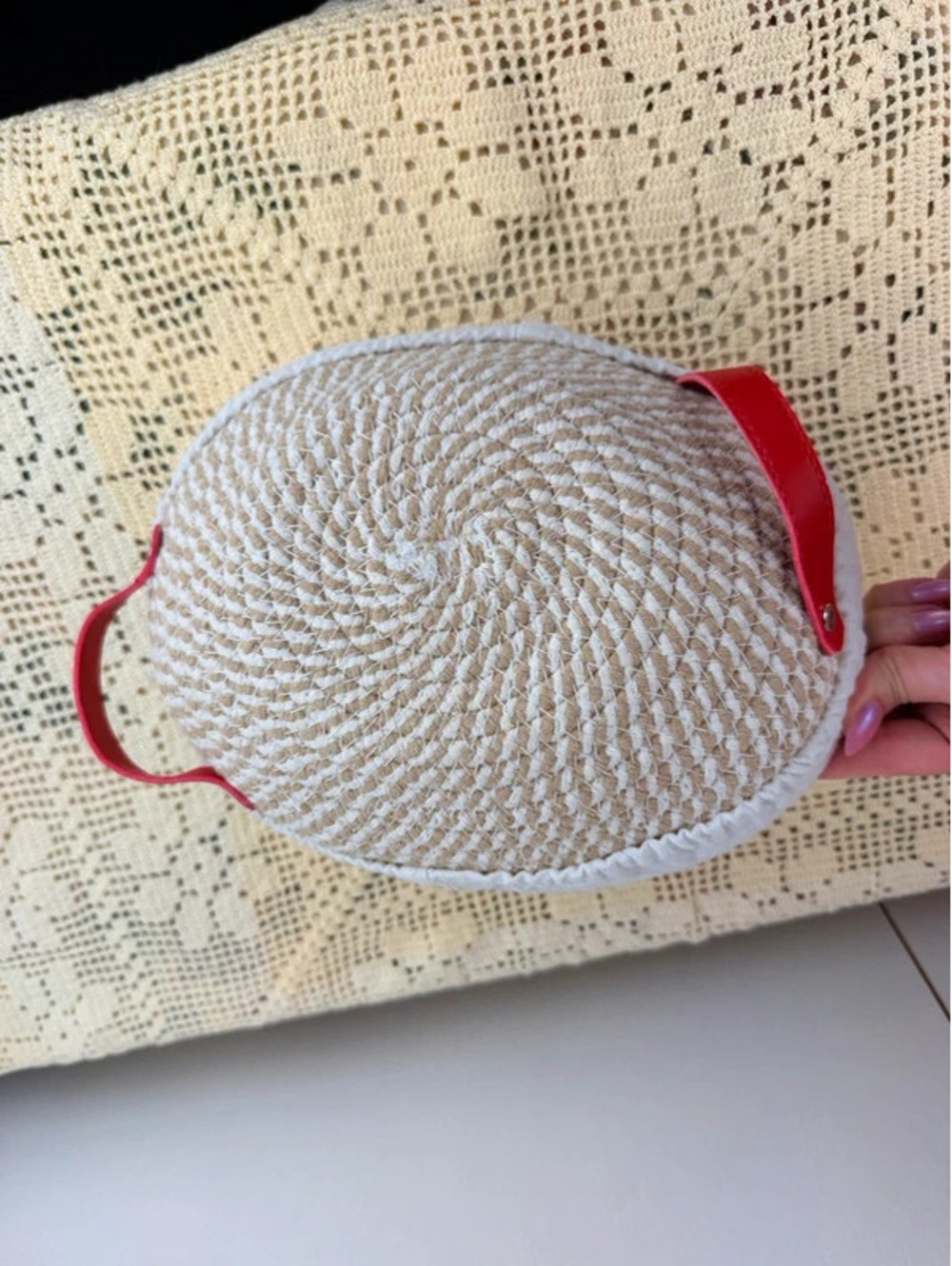 Round Sourdough Bread Proofing Basket Banneton w/ Cloth Liner & Handles